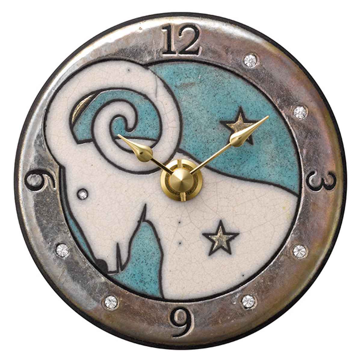 楽天市場】時計 置き掛け兼用 牡羊座 アントニオ・ザッカレラ アナログ