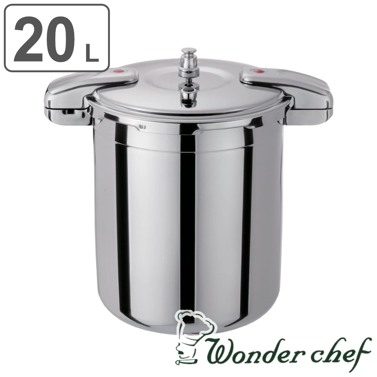 楽天市場】ワンダーシェフ 圧力鍋 20L IH対応 プロ ビッグサイズ 業務