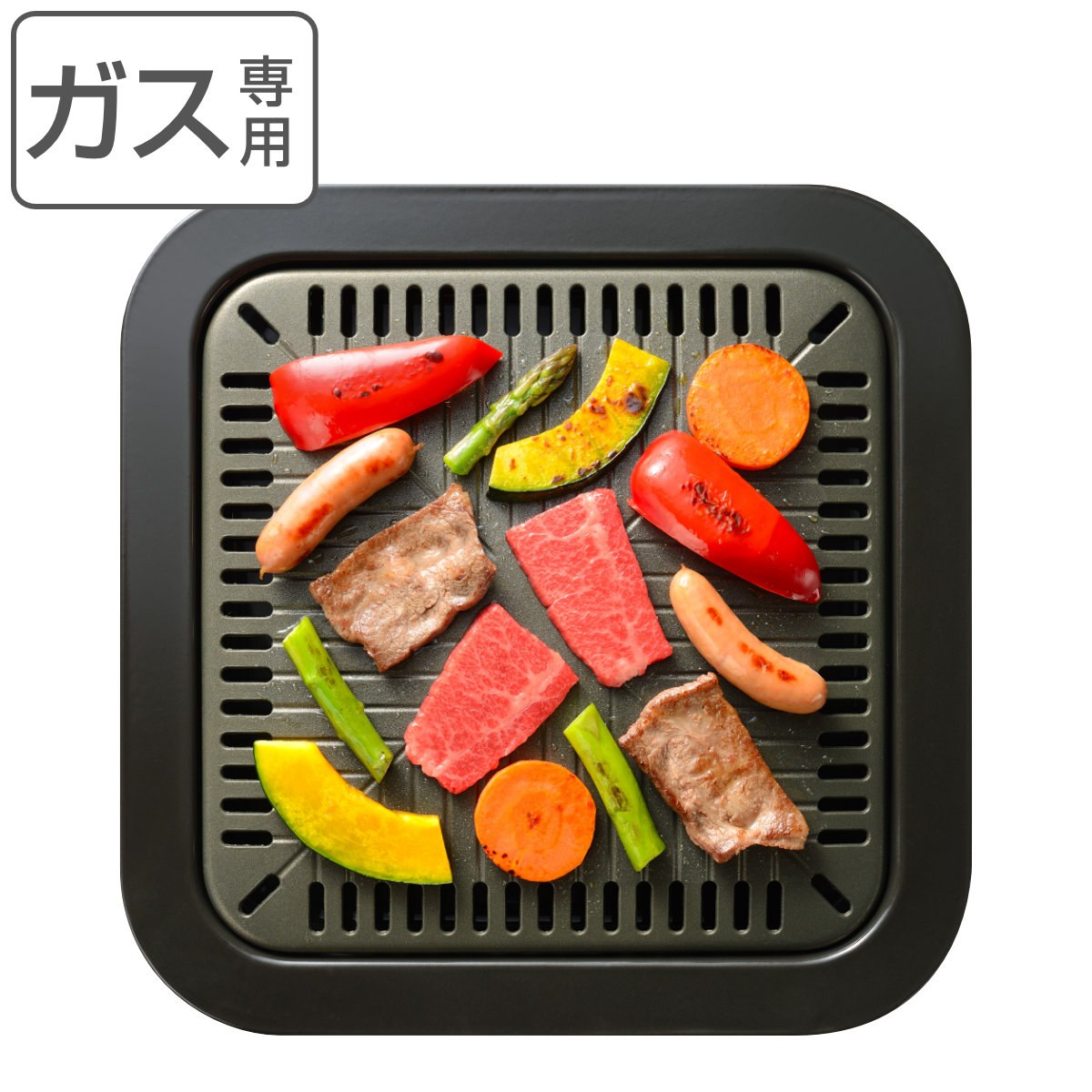 楽天市場】焼肉プレート 32×32cm 角型 カセットコンロ専用 味覚探訪