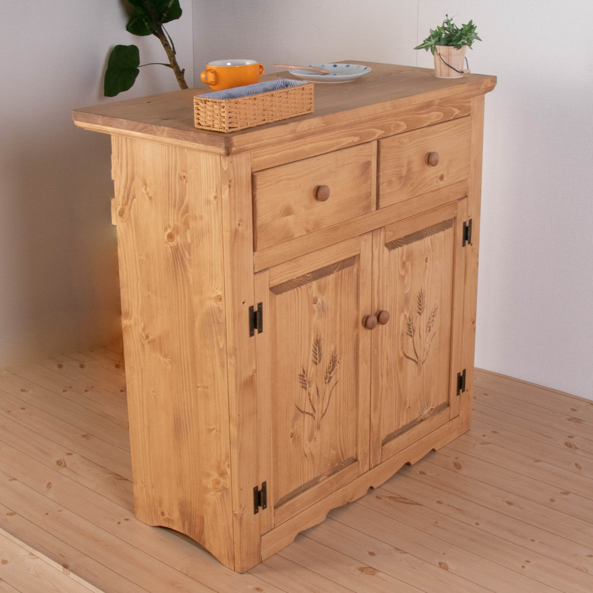 食器棚 キッチンボード パイン材」の人気商品一覧 | 安い商品を通販