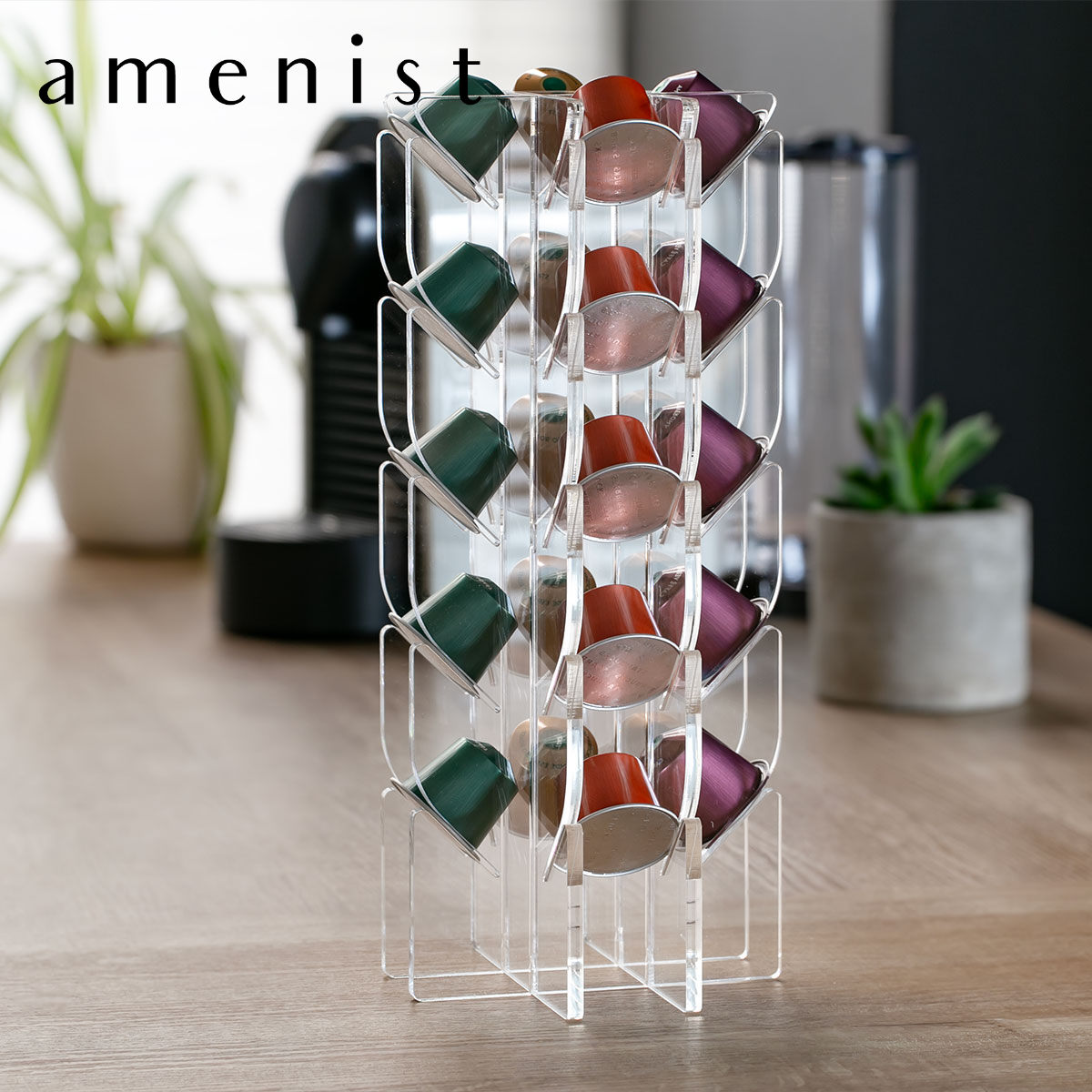 楽天市場】【レビュー特典付き】 コーヒーカプセルスタンド