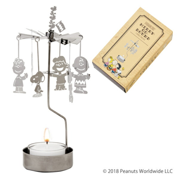 楽天市場】キャンドルホルダー スヌーピー メリーゴーランドホルダー