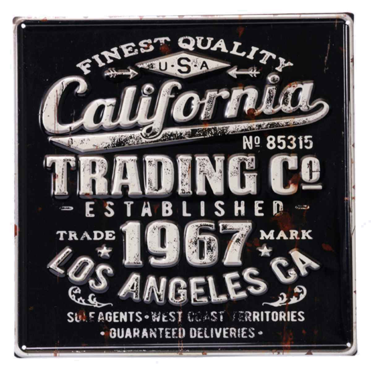 楽天市場】サインボード カリフォルニア M メタル （ ティンサイン