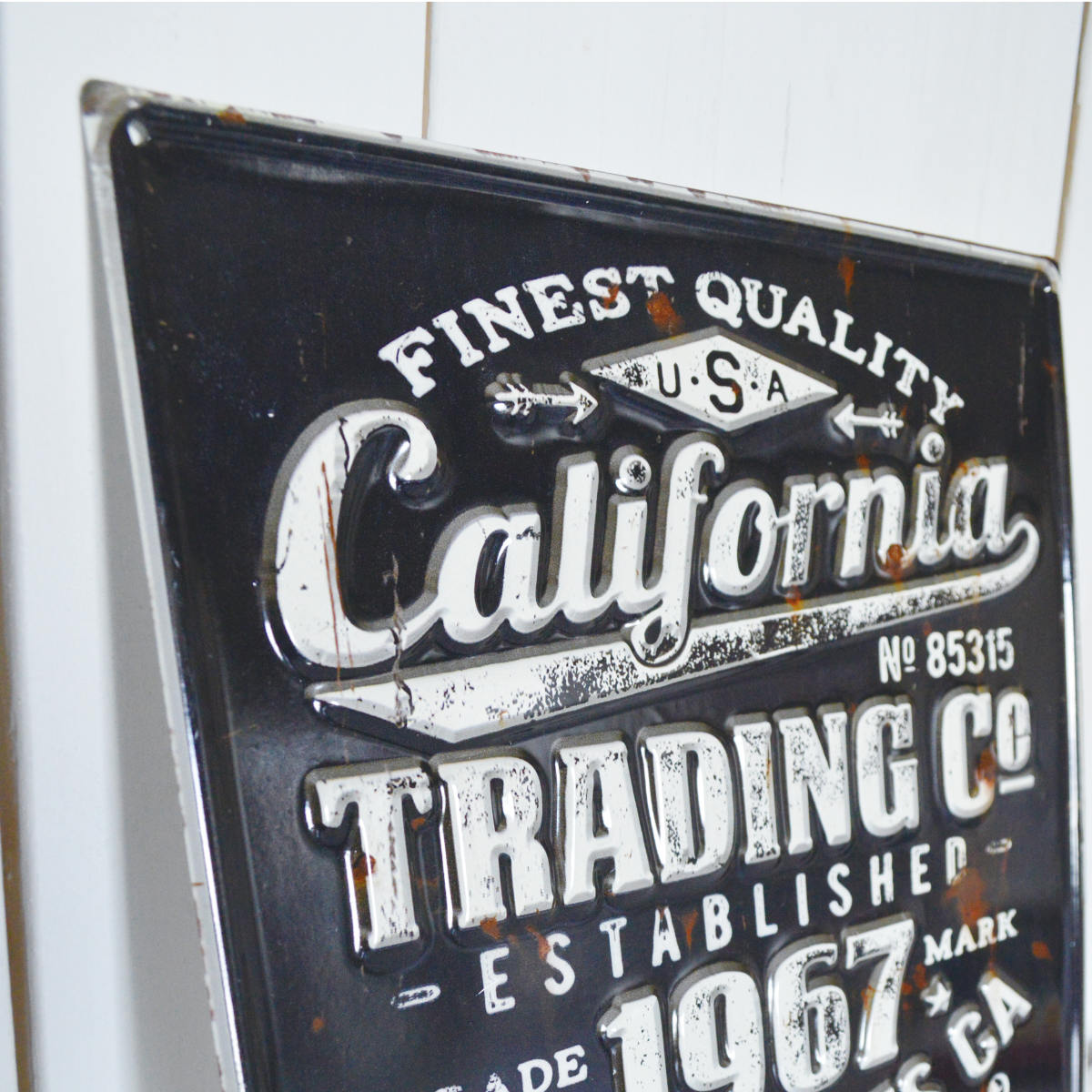 楽天市場】サインボード カリフォルニア M メタル （ ティンサイン