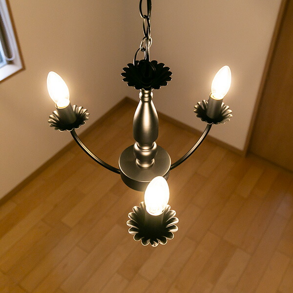 楽天市場】照明 3灯 シャンデリア LED クラシック 天井照明 （ 送料