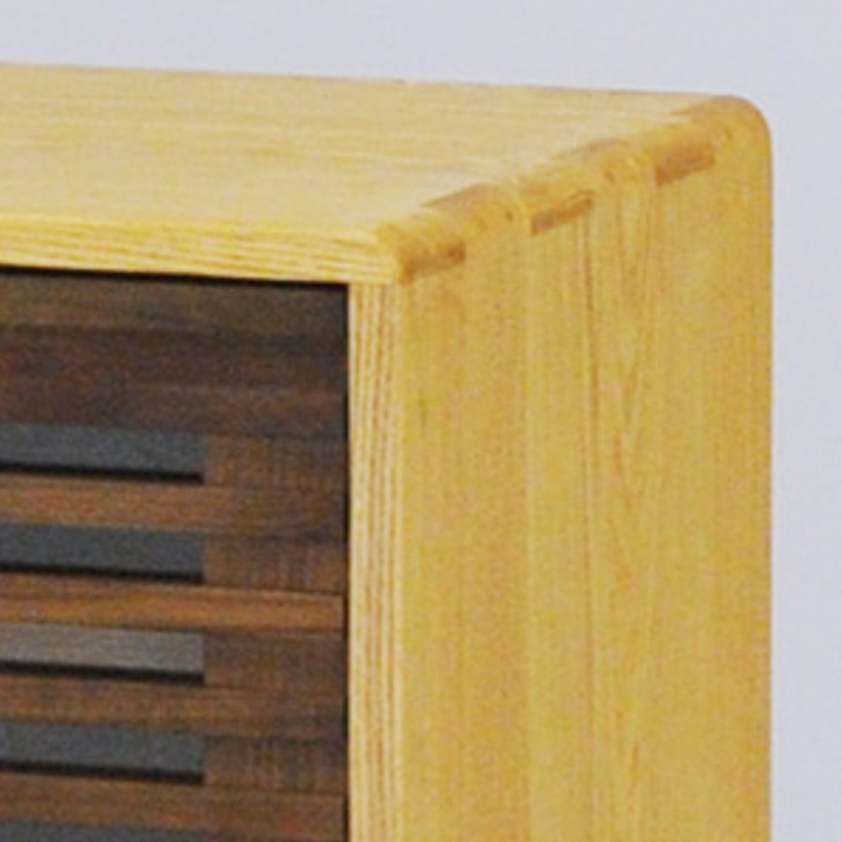 楽天市場】サイドボード 幅85cm キャビネット ルーバーデザイン 無垢材