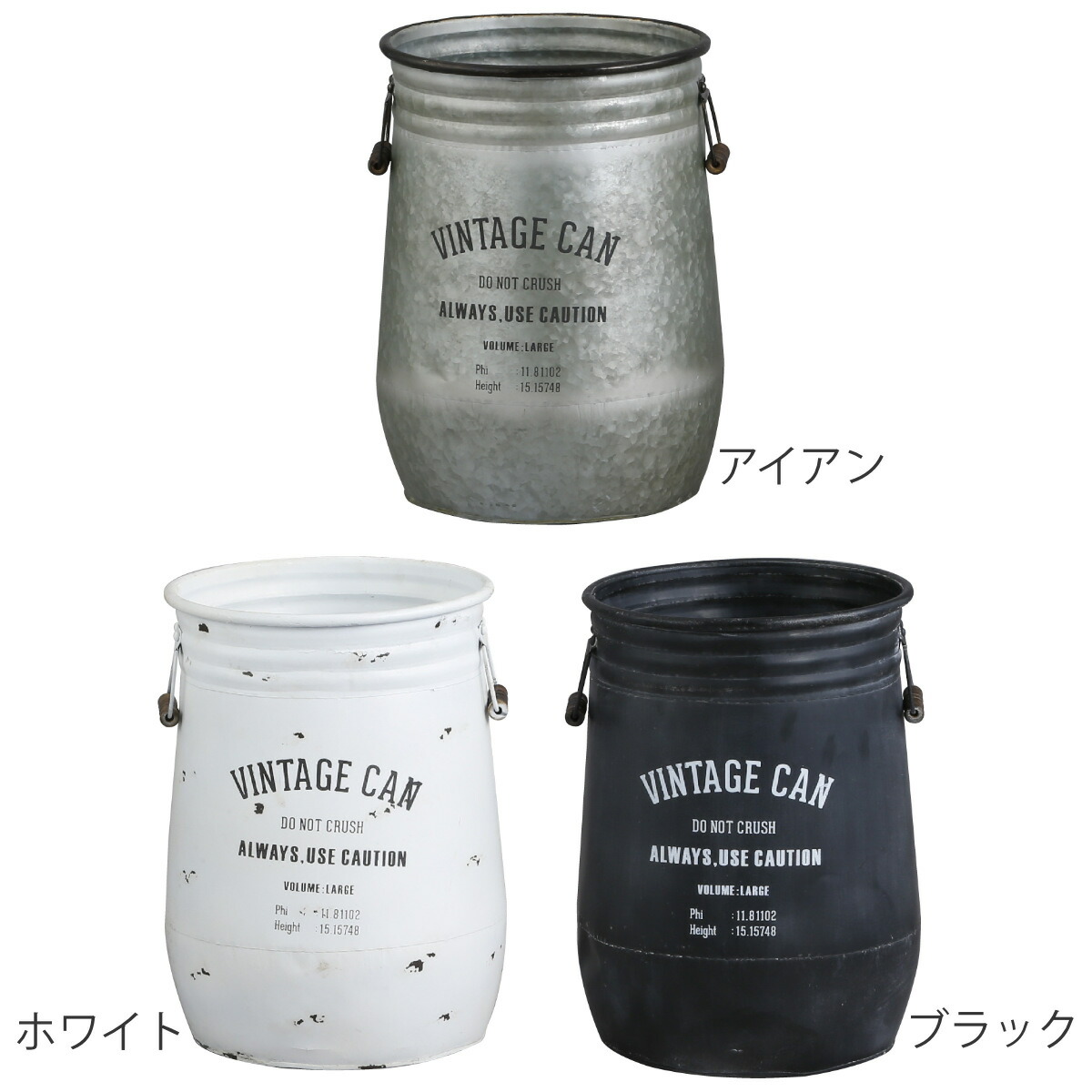 楽天市場】小物収納 鉢 アイアンポット ジャルダン ロングカン L