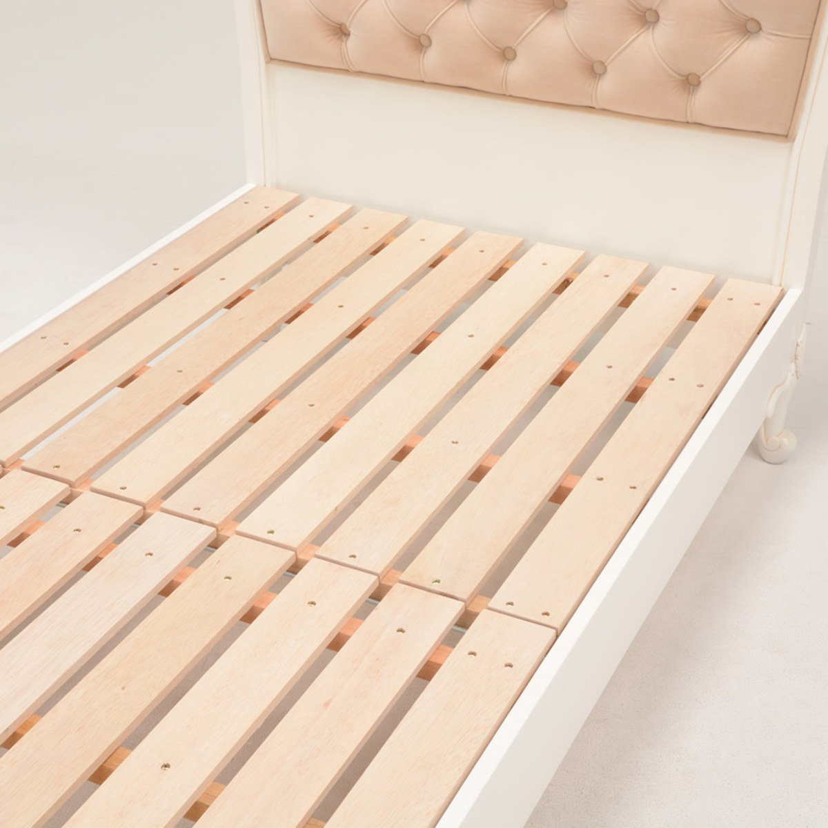 楽天市場】姫系ベッド シングル 姫系 猫脚 完成品 ヴィオレッタ