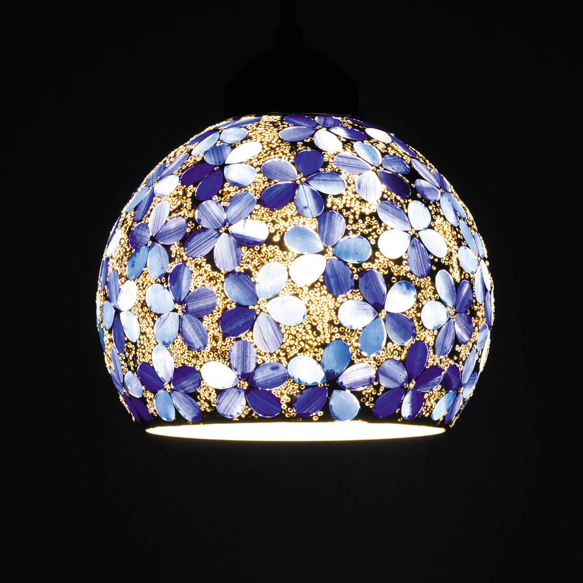 楽天市場】ペンダントライト モザイクペンダントライトL バハール LED