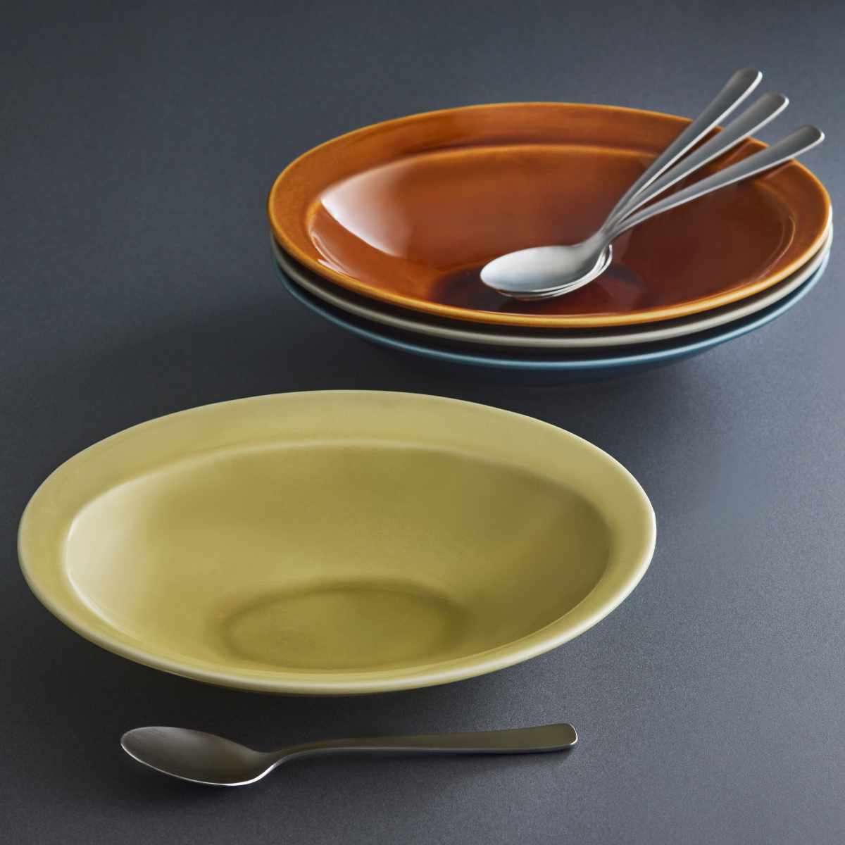 楽天市場】カレー皿 スプーンセット 25cm 逸品窯 陶磁器 （ 食洗機対応