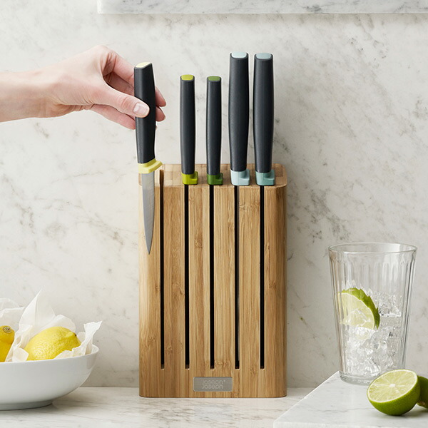 楽天市場】Joseph Joseph 包丁 5本セット ナイフブロック付 バンブー