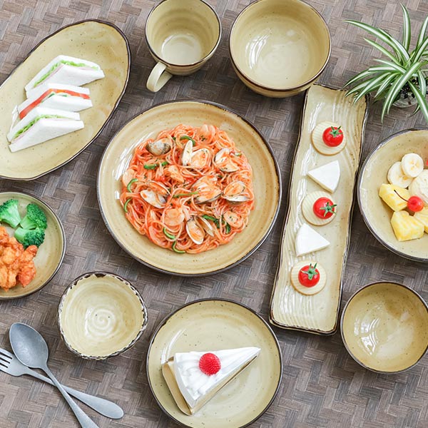 楽天市場】長角皿 32cm 渕波 BROWNIE 皿 食器 角皿 洋食器 和食器 磁器