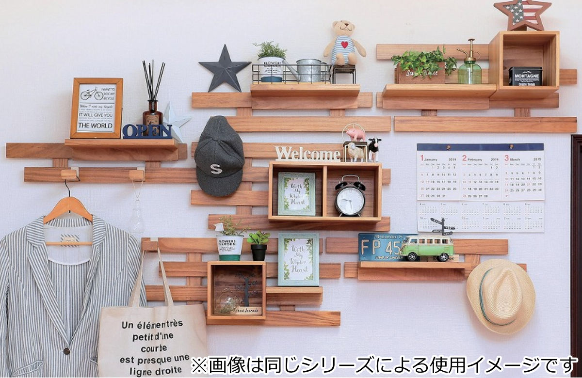 楽天市場】壁掛け すのこ 幅60×奥行3×高さ9cm 壁に付けられるすのこ 1