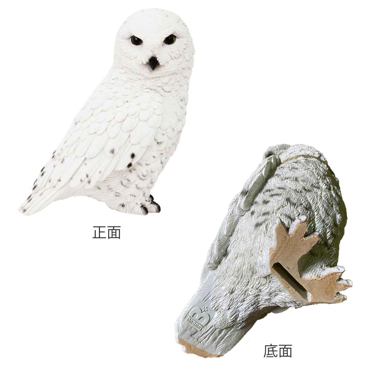 楽天市場】オブジェ シロフクロウ ペットバンク 貯金箱 （ 置物