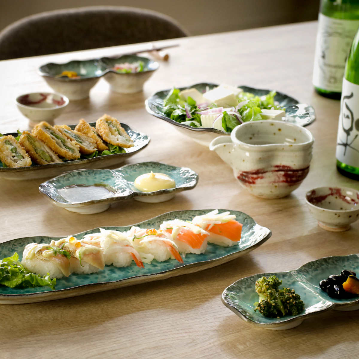 楽天市場】小鉢 3つ仕切り 28cm ボウル KANADE 陶器 同色5個セット