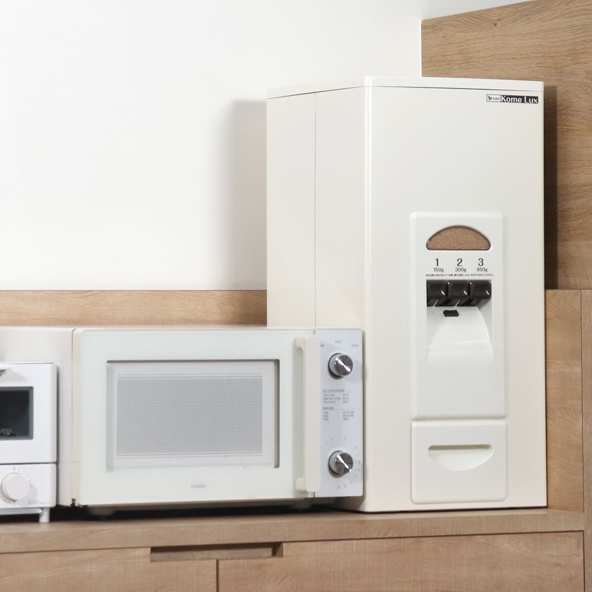 楽天市場】米びつ 計量米びつ コメラックス 23kg 33kg 3レバー付き