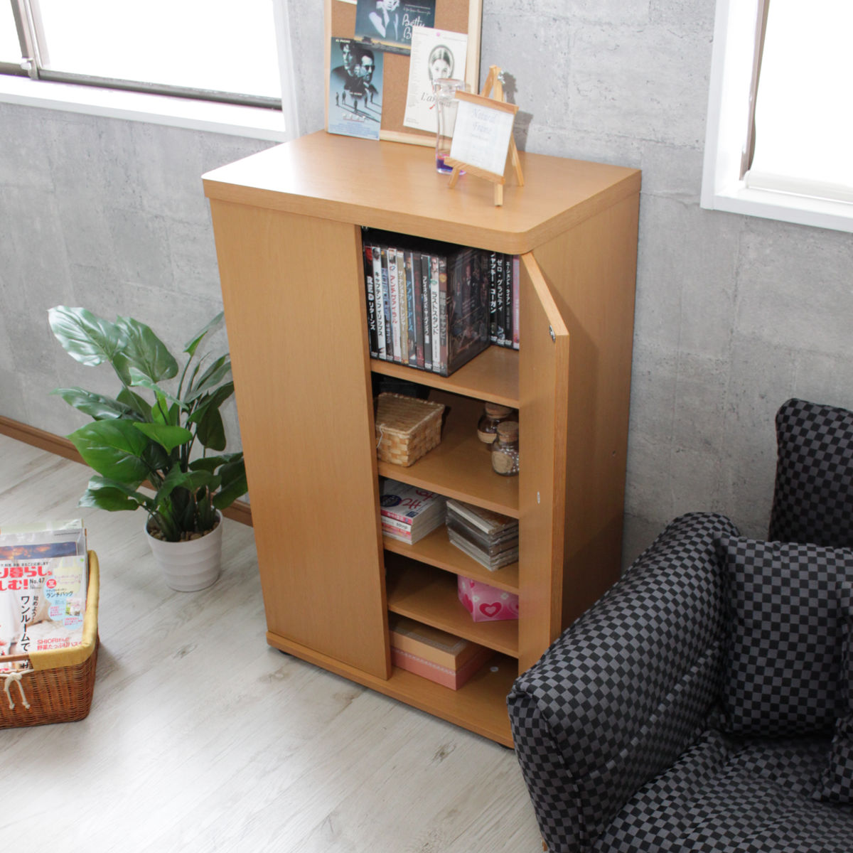 楽天市場】下駄箱 幅59.5cm 6段 可動式 木製 （ シューズボックス 収納