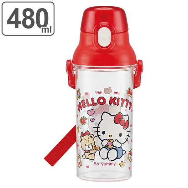 楽天市場】水筒 ハローキティ 直飲み プラスチック 480ml 子供