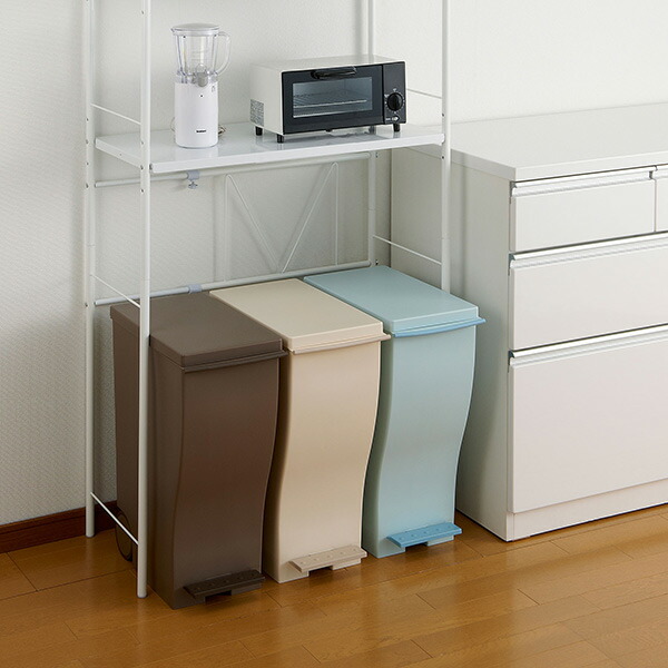 楽天市場】ゴミ箱上ラック 幅55〜85cm 伸縮式 調理家電ラック スチール