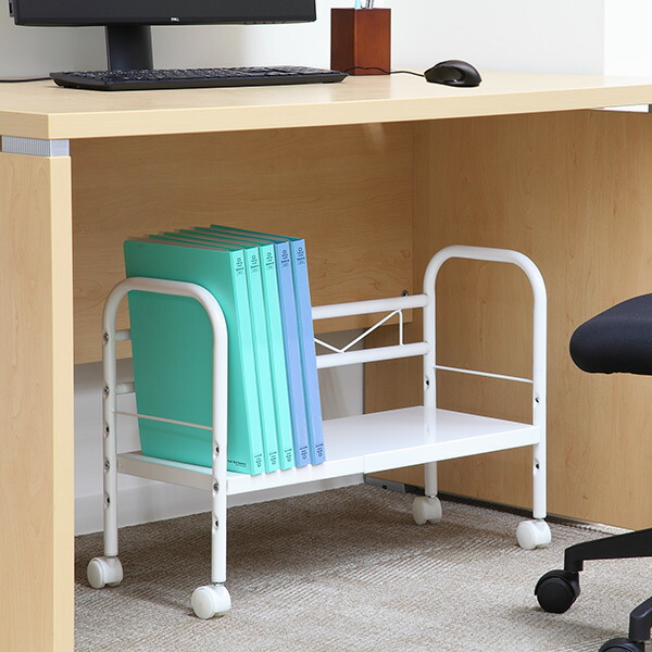 楽天市場】収納ラック デスク下 フリーラック伸縮タイプ （ ラック