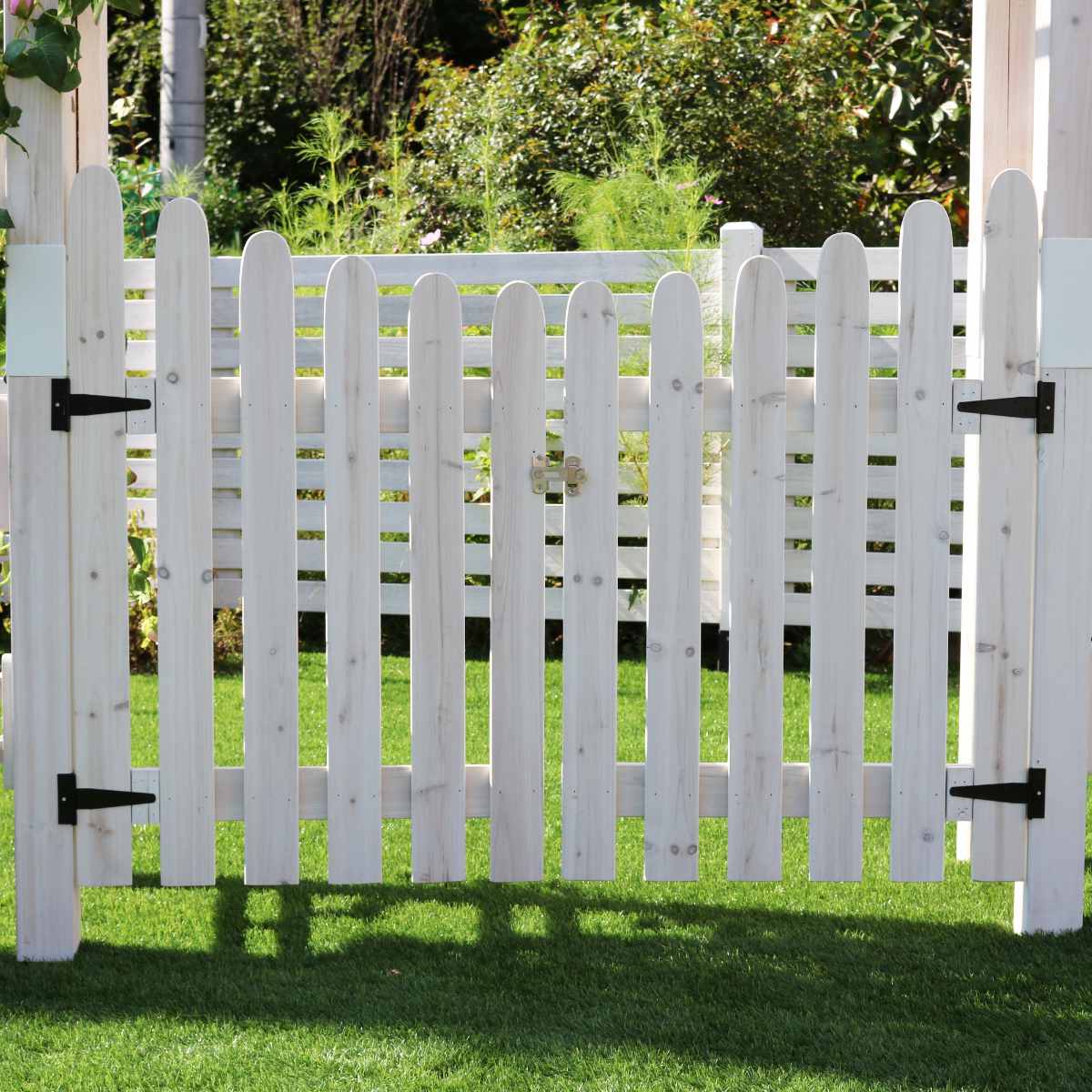 楽天市場】ゲート 三角屋根用 単品 （ 両開きゲート 単品2枚 ゲート