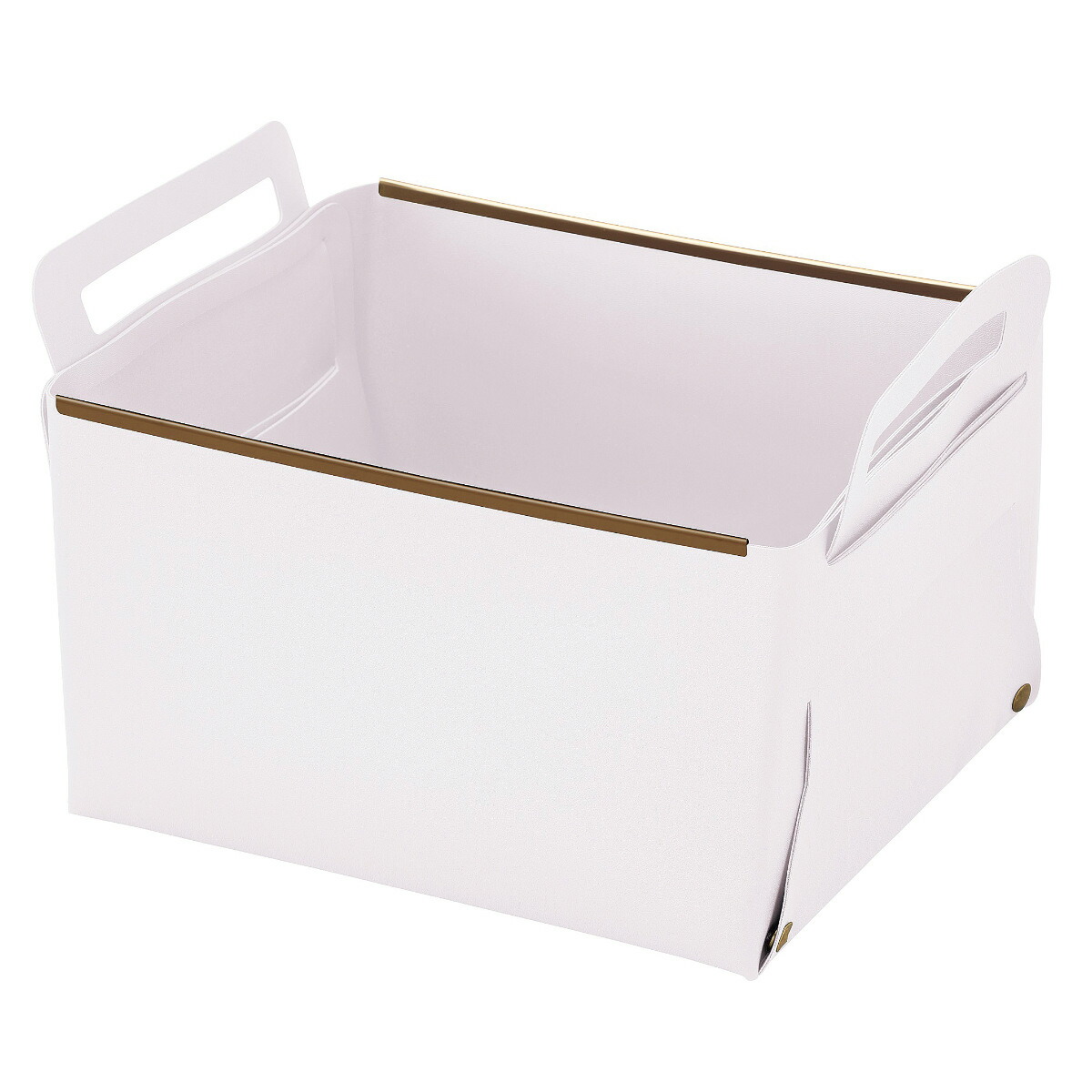 楽天市場】収納ボックス フェイクレザー CUBEケース L 小物収納 （ 幅