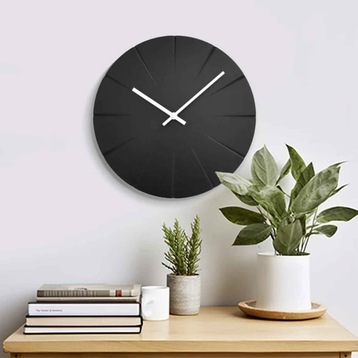 楽天市場】掛け時計 秒針なし 静音 モダンアート アプリクス 直径30cm