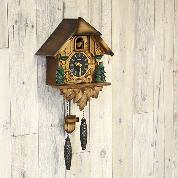 楽天市場】掛け時計 鳩時計 カッコー時計 カッコーティンバー （ 送料