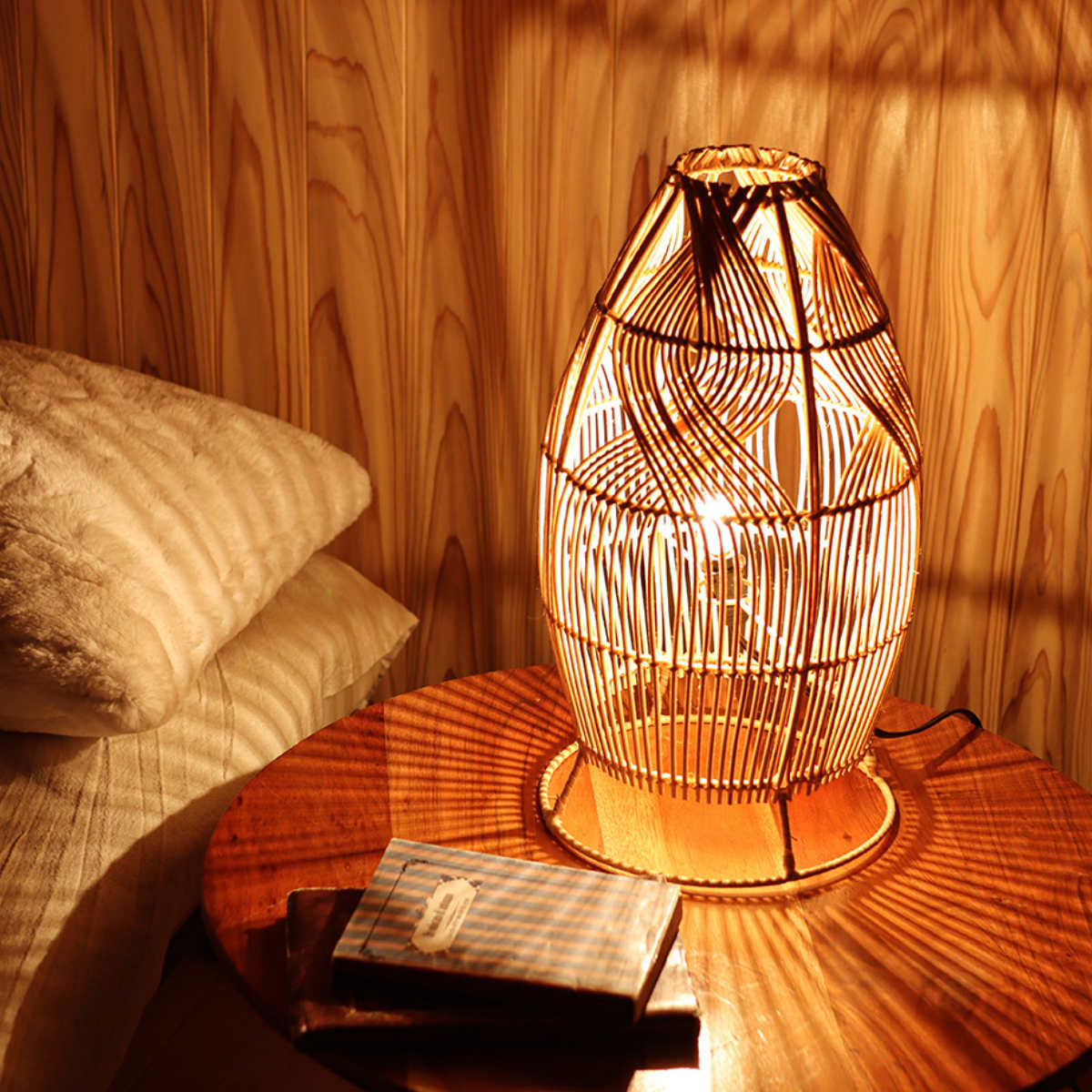 楽天市場】ラタンスタンドランプ ランタン LED対応 フロアライト