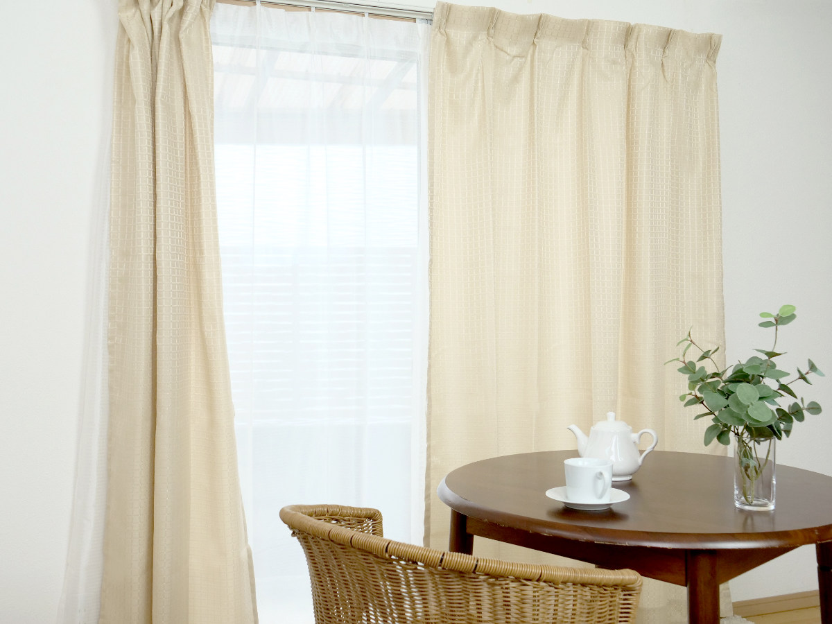 楽天市場】カーテン 4枚セット 幅100cm×丈190cm ドレープカーテン