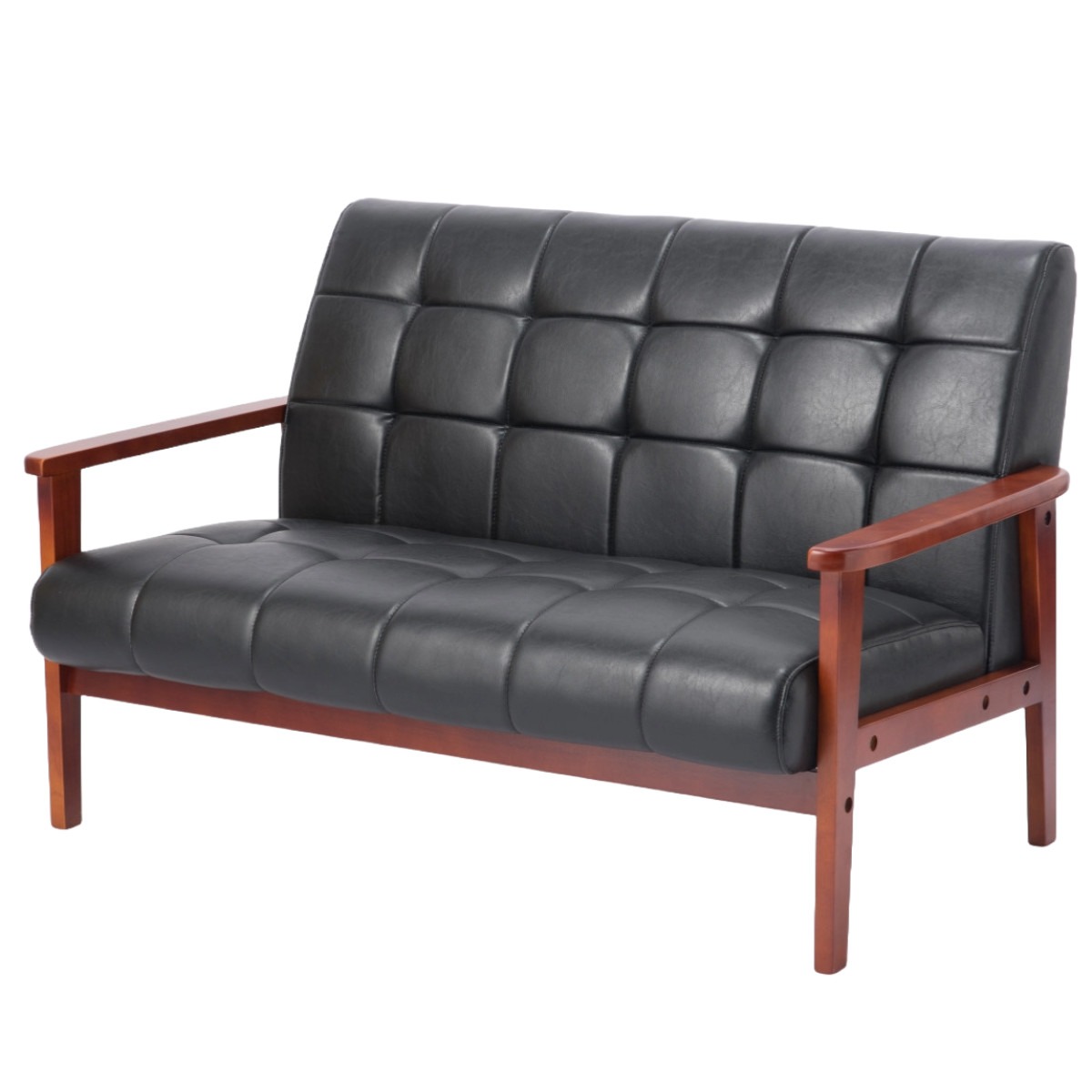 CAST 人工皮革ソファ 2人掛け 198cm 36％OFF】【送料無料】バイ