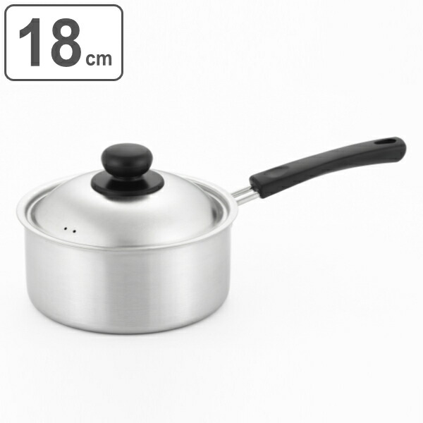 楽天市場】片手鍋 18cm IH対応 蓋付き COOK EASY 日本製 （ ガス火対応
