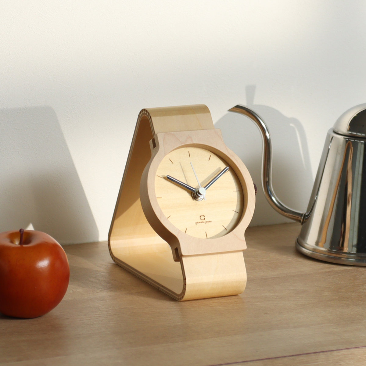 楽天市場】置き時計 腕時計風 木製 天然木 ヤマト工芸 北欧 北欧風