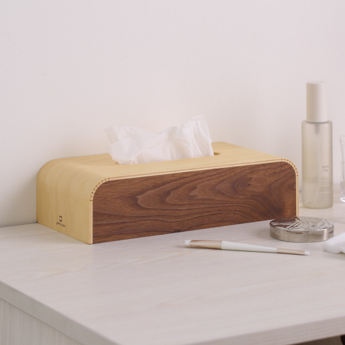 楽天市場】ティッシュケース COLOR BOX slim 木製 （ おしゃれ