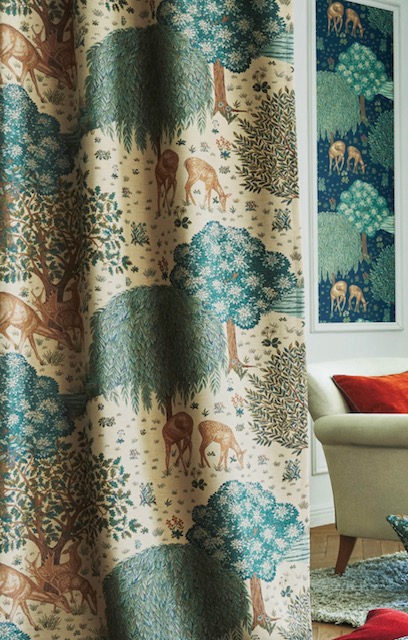 楽天市場】ウィリアムモリス ザ・ブルック MM3121オーダーカーテン