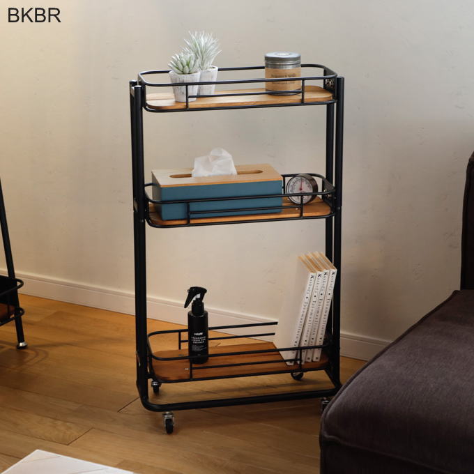 楽天市場】【SALE ポイント5倍】スリムワゴン 20cm キャスター付き 3段