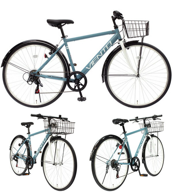 楽天市場】クロスバイク カゴ 自転車 クロスバイク 26インチ 6段変速