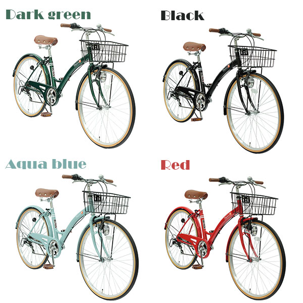 楽天市場】自転車 26インチ シティサイクル 自転車 ママチャリ