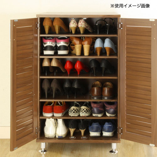楽天市場】シューズボックス 幅600×奥行330×高さ1010mm 下駄箱 靴入れ