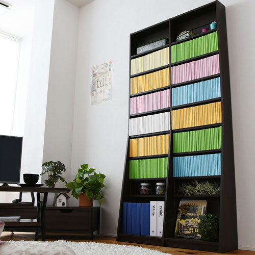 楽天市場】【最大1万円ｸｰﾎﾟﾝ3/4-10】 1cmピッチ 文庫本収納ラック 幅90