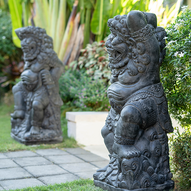 楽天市場】【最大半額＆7%OFFクーポン】ストーンオブジェ 石像 H82cm 2