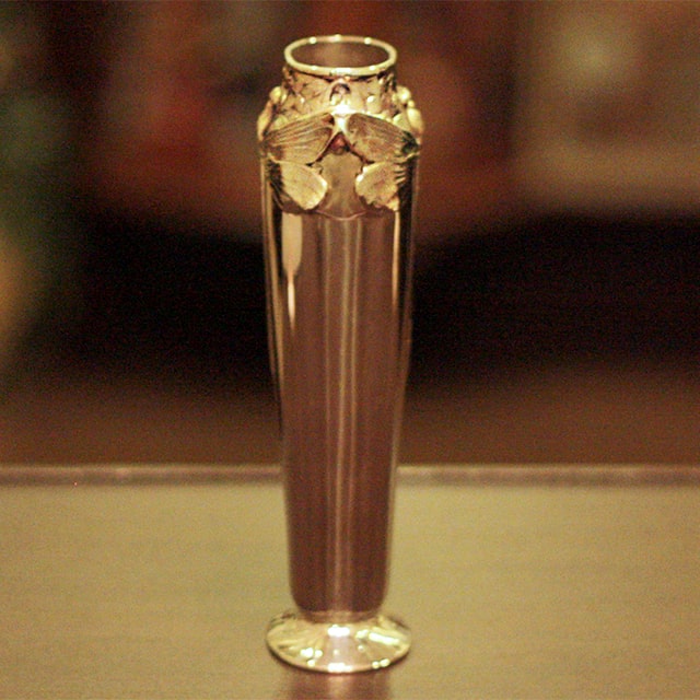 楽天市場】Christofle(クリストフル) アールヌーボ 花瓶 ch-110