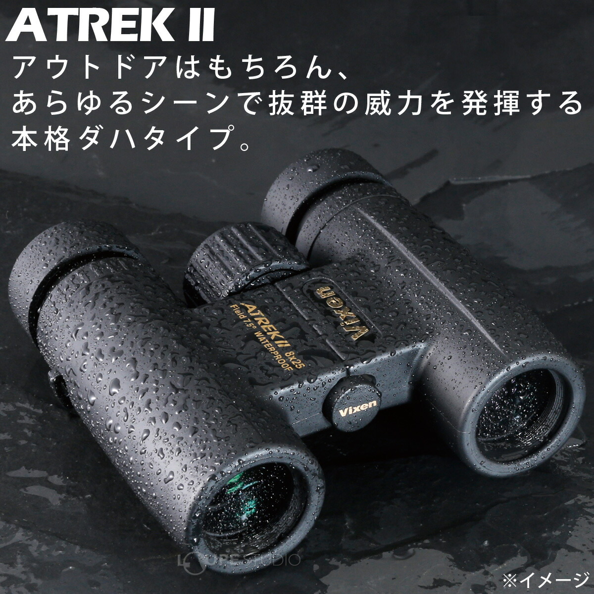 楽天市場】ビクセン 双眼鏡 10倍 25mm アトレックII HR10×25WP 防水