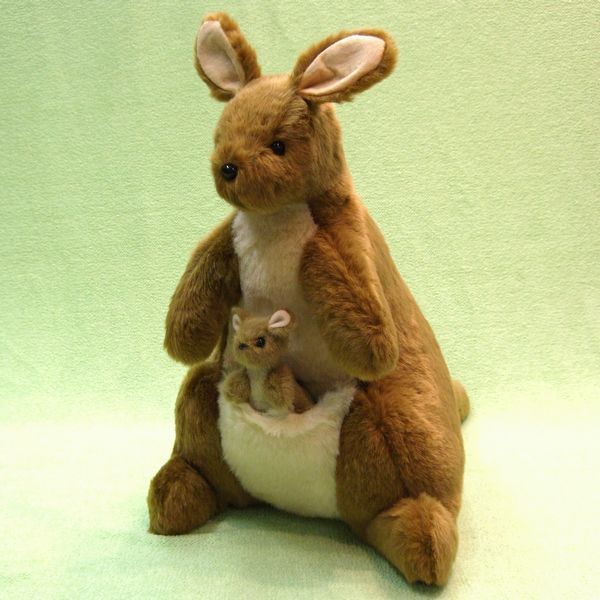 楽天市場】ハッピーカンガルー親子 3L サイズ:耳入れて43cm ふわふわ