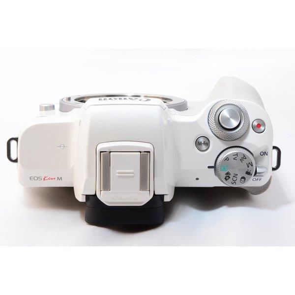 楽天市場】【中古】キヤノン Canon EOS Kiss M ホワイトレンズキット