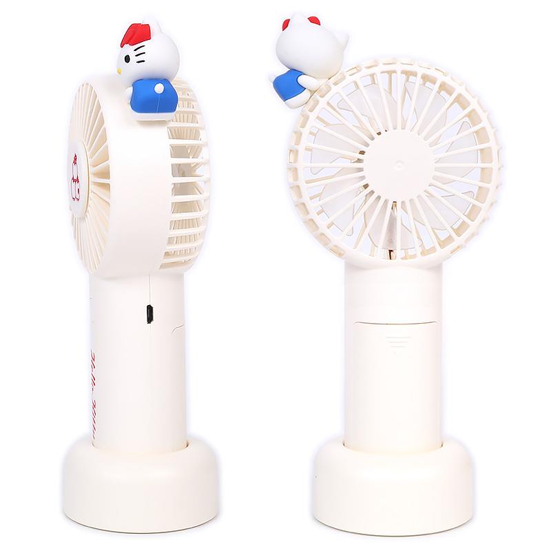 楽天市場】ハローキティ 2WAYファン ハンディファン 手持ち扇風機 卓上