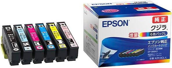 楽天市場】KZR-6CL 純正品 6色セット メール便 送料無料 epson クジラ