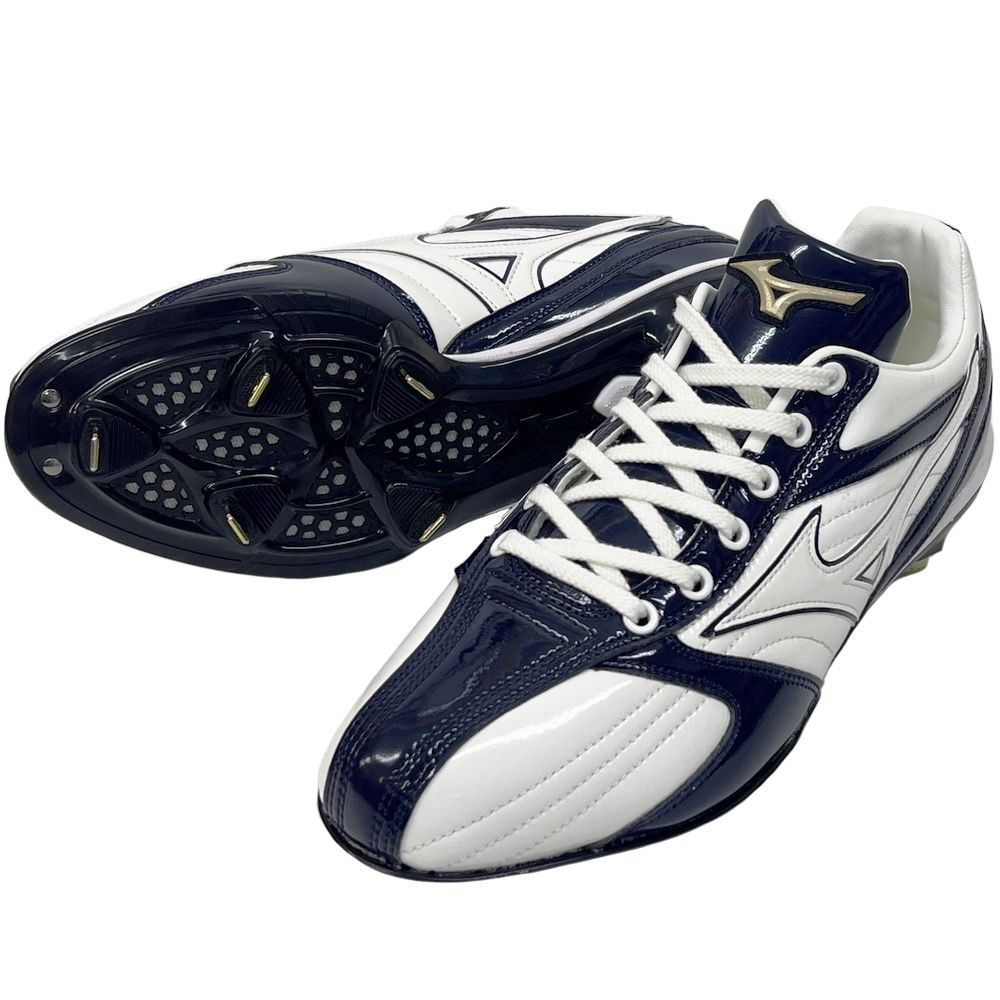 楽天市場】【サイズ交換送料無料】ホワイト×ネイビー ミズノ 野球