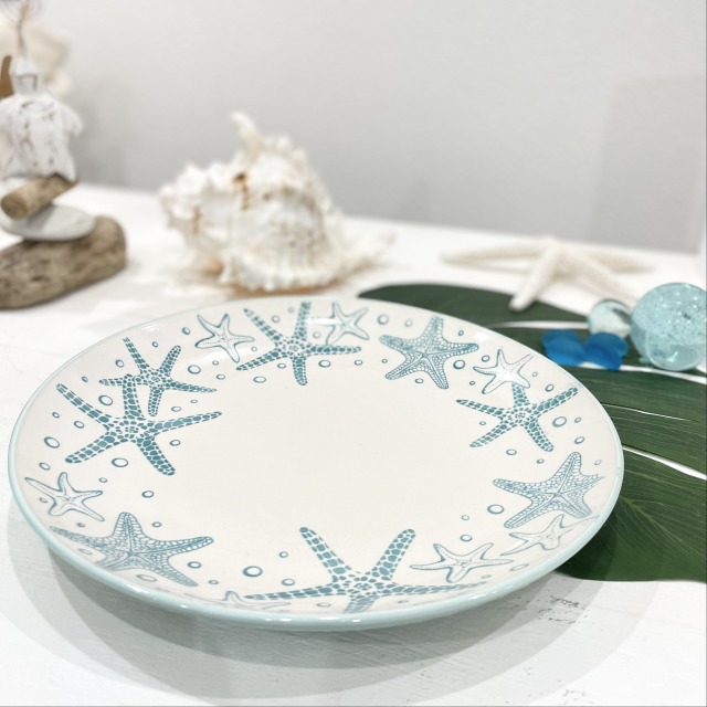 楽天市場】【Pfaltzgraff】【プレート】食器 貝殻柄 ヒトデ柄 サンゴ柄