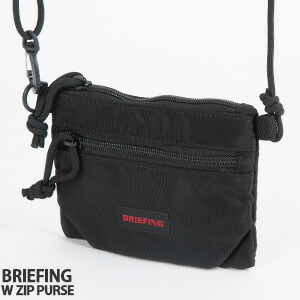 楽天市場】ブリーフィング/BRIEFING ダブルジップパース ネックポーチ